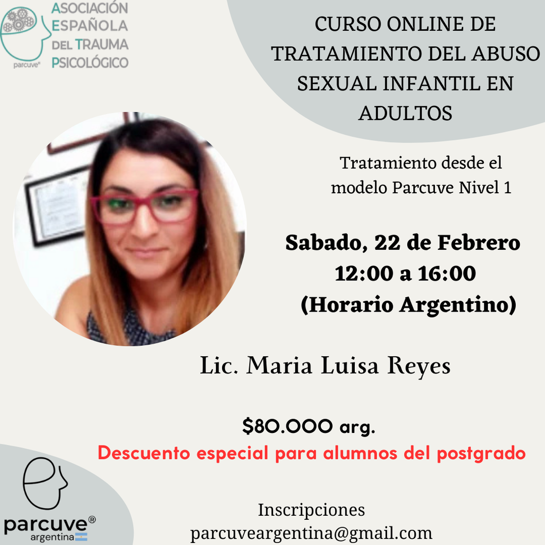 CURSO DE TRATAMIENTO DEL ABUSO SEXUAL INFANTIL EN ADULTOS