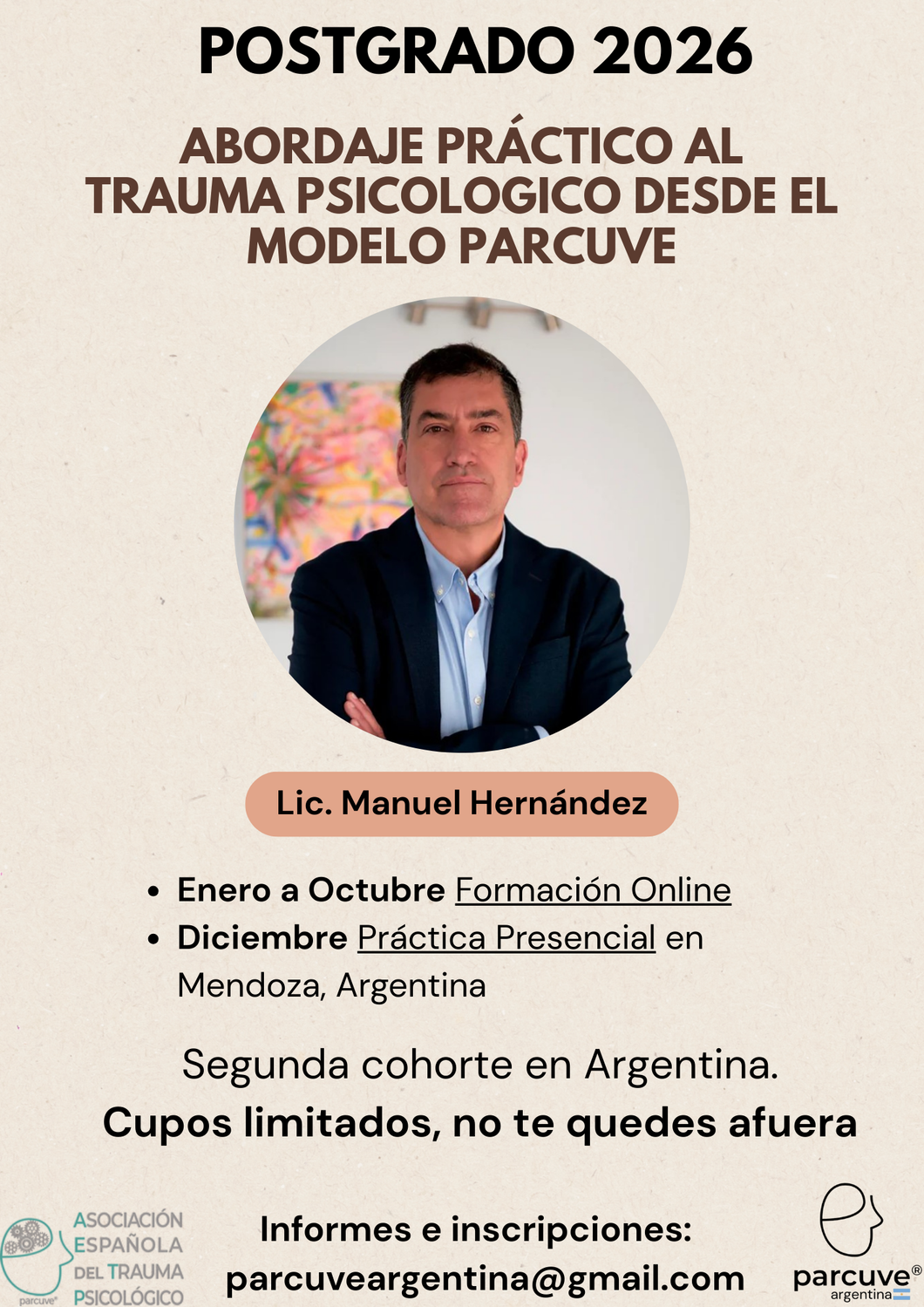 POSGRADO ABORDAJE PRACTICO AL TRAUMA PSICOLOGICO DESDE EL MODELO PARCUVE-EDICIÓN 2026